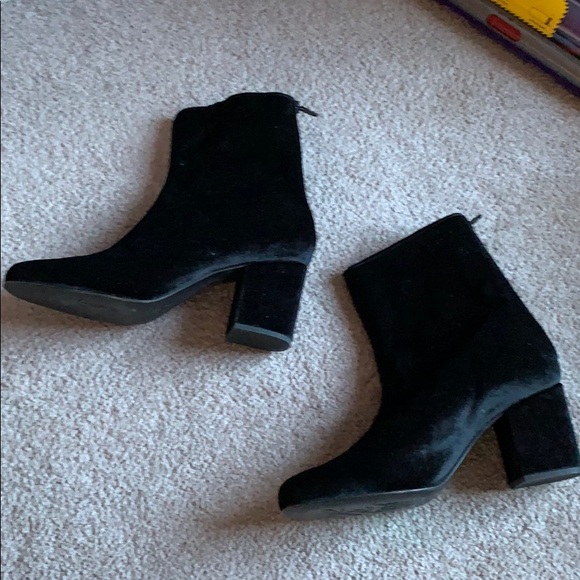 Free People Cecile velvet leather boots - Picture 3 of 6